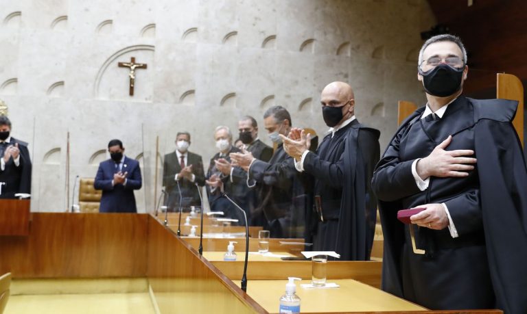 STF: Ministro diz que terá compromisso com democracia e Constituição. STF: Ministro diz que terá compromisso com democracia e Constituição.