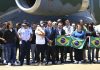 Grupo vindo da Polônia chega a Brasília em aviões da FAB. Repatriados vindos da Ucrânia já estão no Brasil.