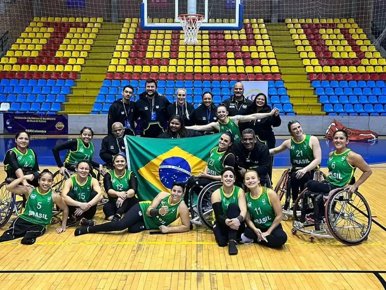 Brasil é vice-campeão na Copa América de basquete em cadeira de rodas