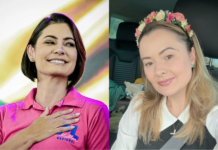 Júlia Zanatta diz ter certeza que Michelle Bolsonaro disputará vaga no Senado