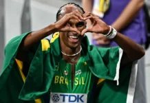 Alison dos Santos bate recorde mundial dos 400m com barreiras em Zurique
