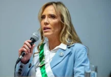 Celina Leão é reeleita governadora do Distrito Federal Governadora do Distrito Federal, Celina Leão (PP) Rinaldo Morelli / Agência CLDF