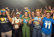 Renata Daguiar promove último ato de campanha pró-Celina com mais de 2 mil pessoas no Sol Nascente